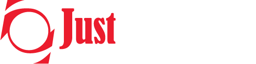 Just Solutions red and white logo