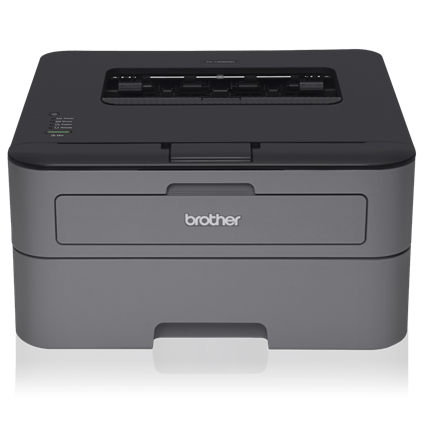 Brother compact personal laser printer front view