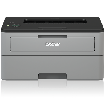 Brother compact laser printer with wireless and duplex printing front